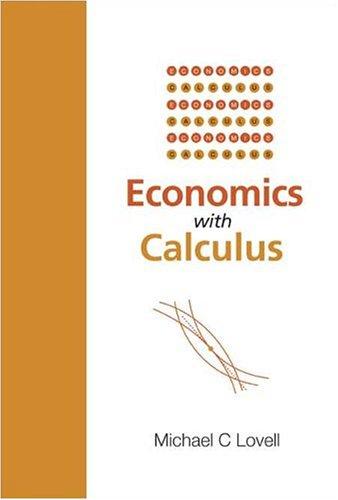 Cover of ECONOMICS WITH CALCULUS