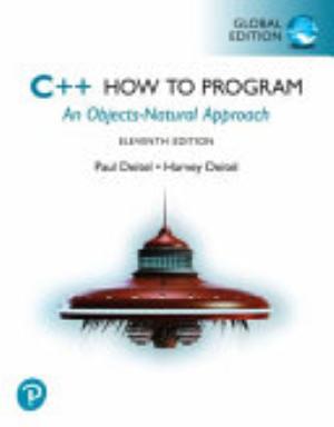 Cover of C++ HOW TO PROGRAM AN OBJECTS-NATURAL APPROACH 11TH ED WITH ONLINE ACCESS