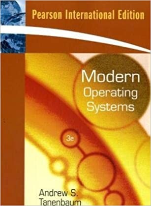 Cover of MODERN OPERATING SYSTEMS 5TH ED
