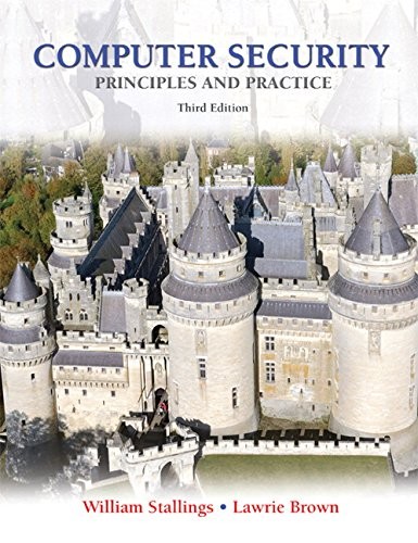 Cover of COMPUTER SECURITY PRINCIPLES AND PRACTICE 5TH ED.