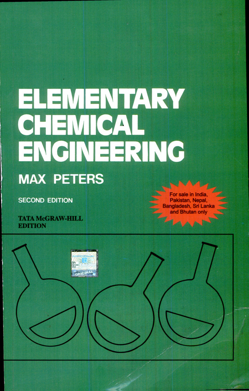 Cover of ELEMENTARY CHEMICAL ENGINEERING 2ND ED